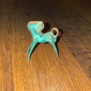 Vintage Metal Horse Figurine